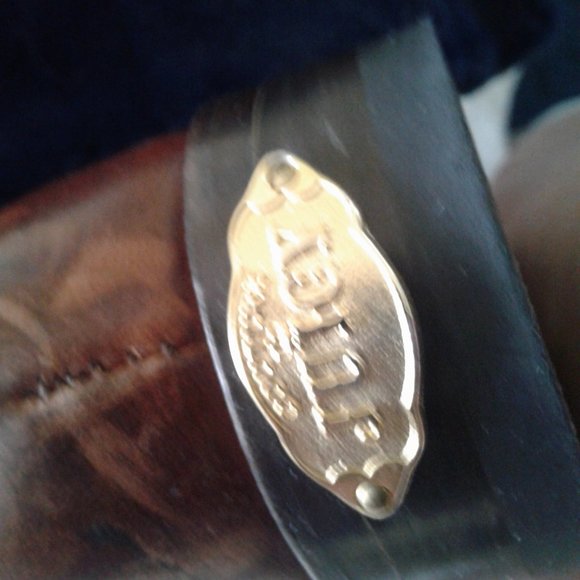 Designer Hand made boots Couture from Spain's size 8  unique natural material - Picture 5 of 6